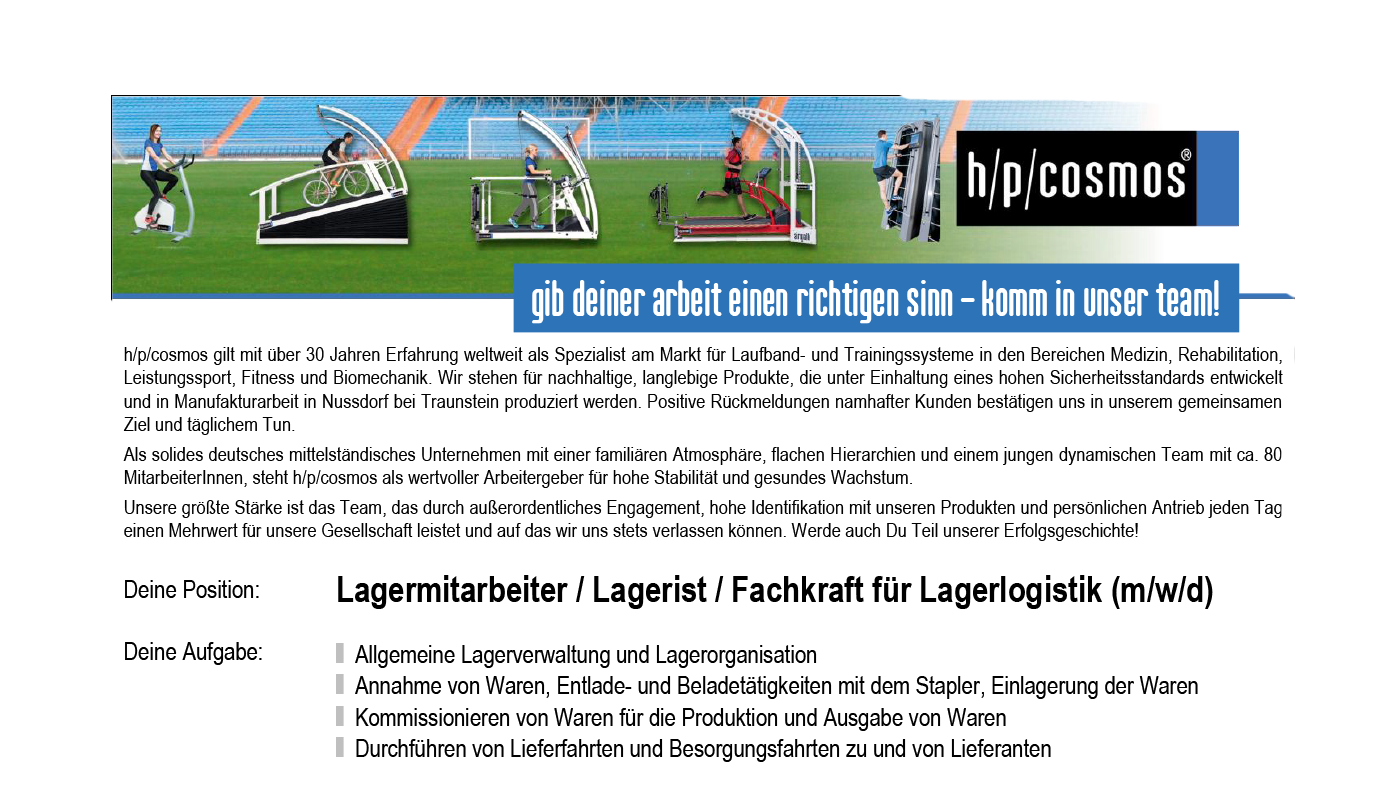 Lagermitarbeiter / Lagerist / Fachkraft für Lagerlogistik (m/w/d)