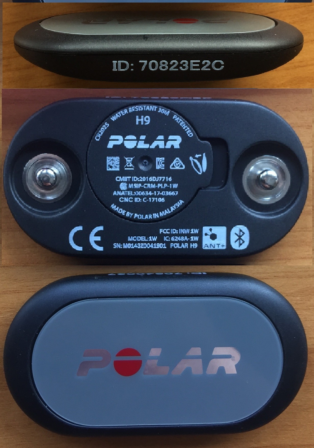 UNBOXING OF THE POLAR H9 HEART RATE SENSOR 